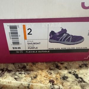 SO Sailboat Kids Sandals - Purple